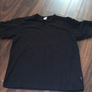 A black t-shirt